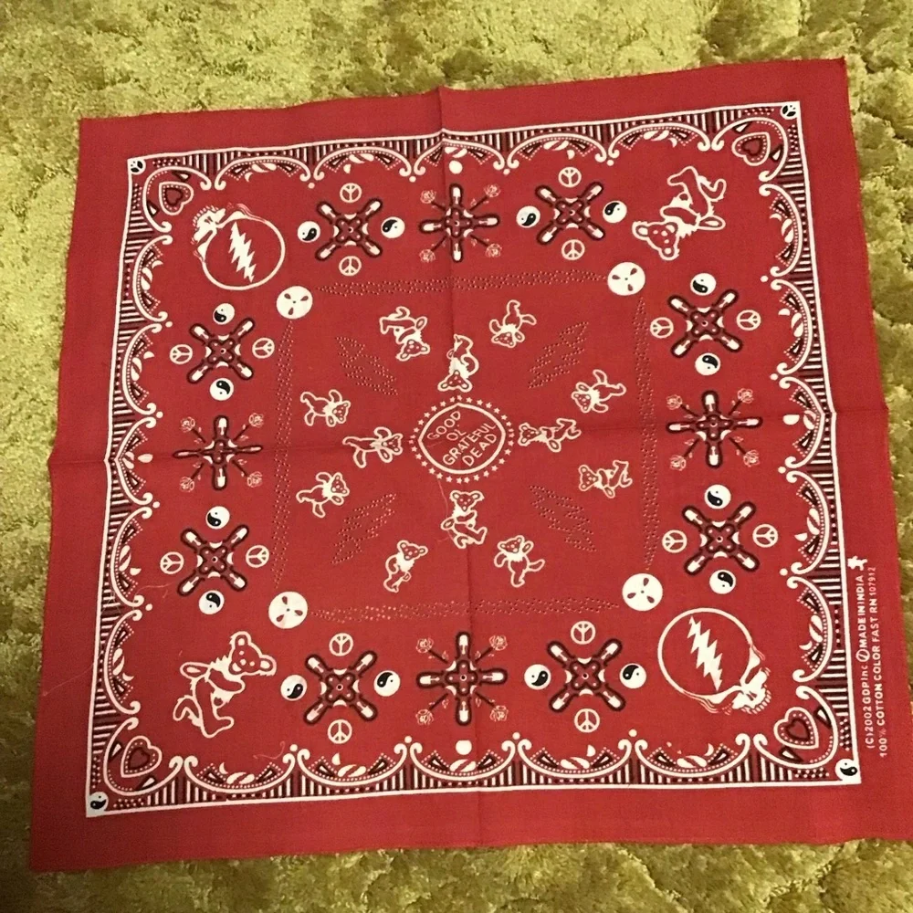 Red Good old Grateful Dead bandana